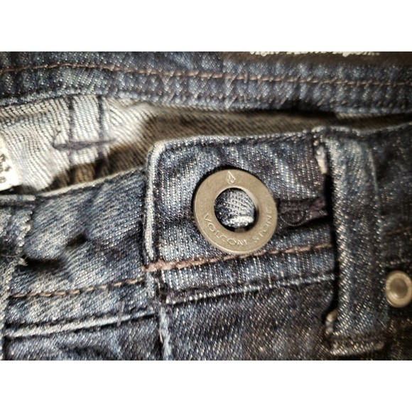 Volcom Jeans Size 24 Stretch 2x4 Skinny Denim Pants 24 Waist / 24 Inseam - Picture 4 of 8